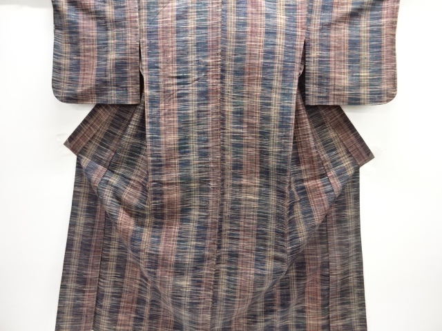 Japanese Kimono / Tsumugi Omeshi Silk